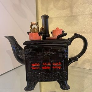 Stove Teapot black